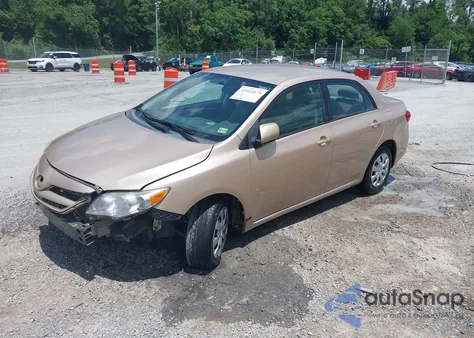2011 Toyota Corolla Le из США, поврежденный, VIN 2T1BU4EE8BC693644